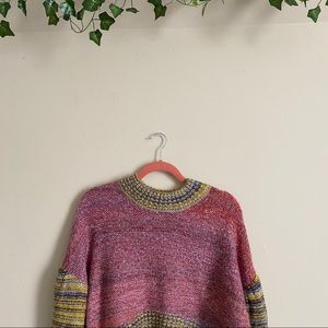 nwot knit multicolor sweater from urban outfitters